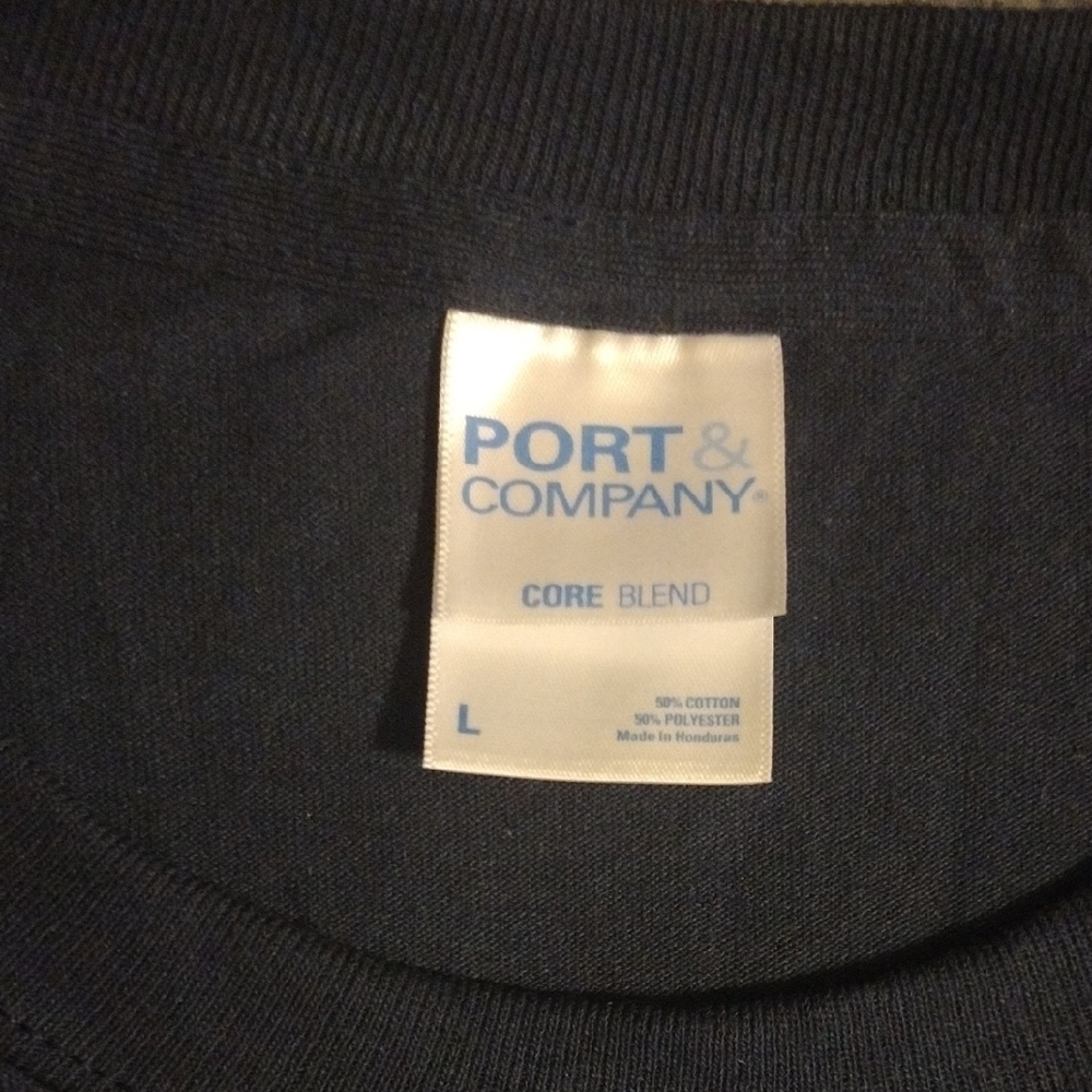 Port and Company Gray Short Sleeve Tee with Graphic Design​​ - Picture 3 of 3